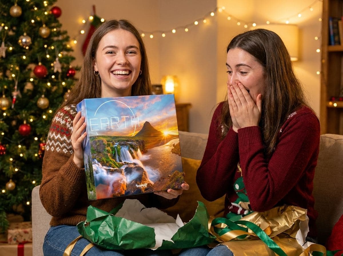 Under the tree, then on every table.